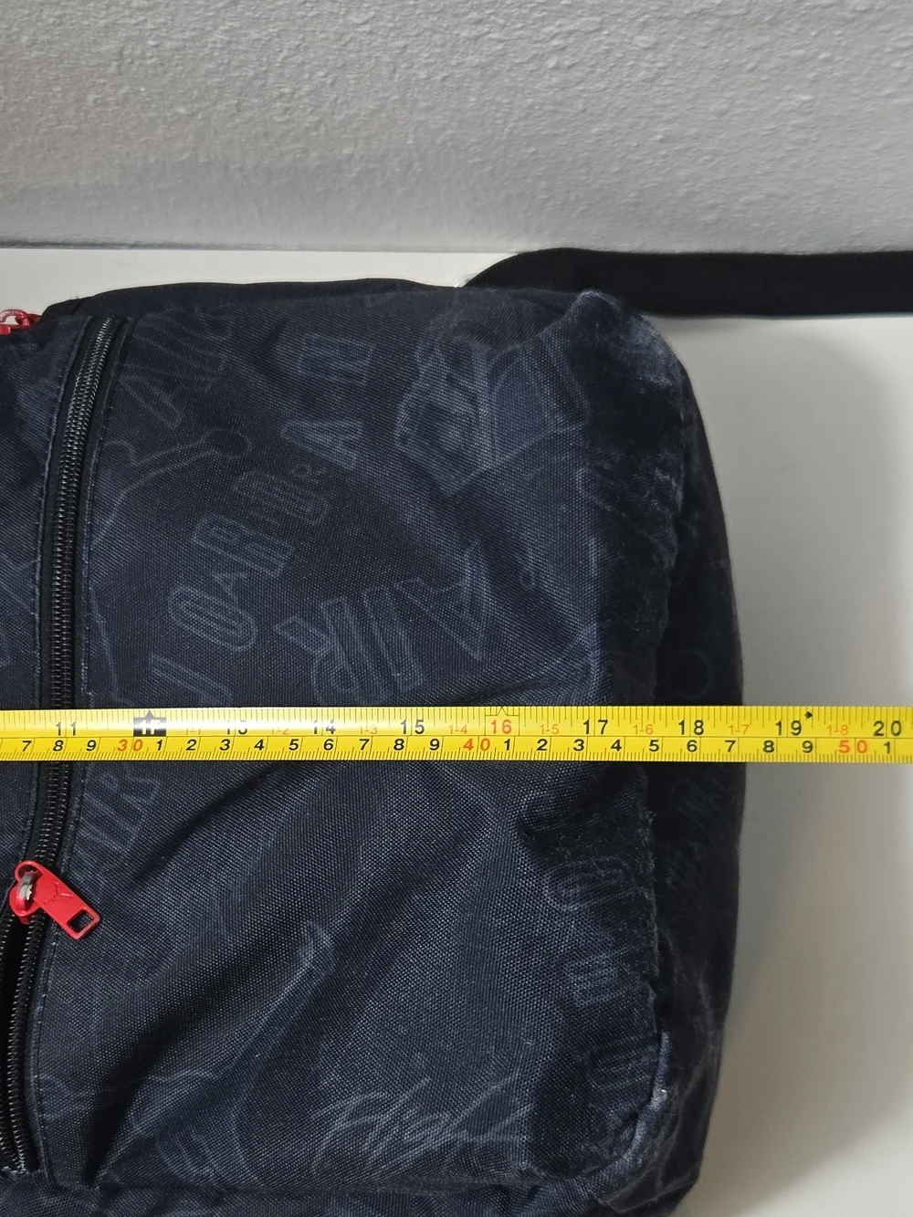 Jordan Black & Red Backpack with Jumpman Logo